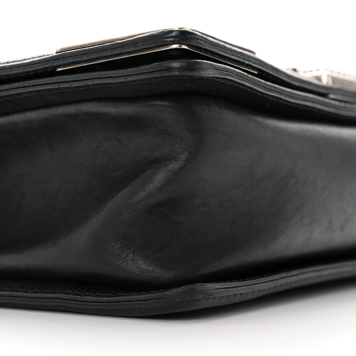 Chanel Calfskin Quilted Metal Embellished Paris Dallas Medium Boy Flap Black 9 of 21