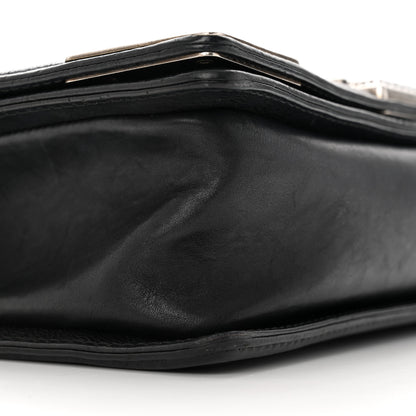 Chanel Calfskin Quilted Metal Embellished Paris Dallas Medium Boy Flap Black 9 of 21