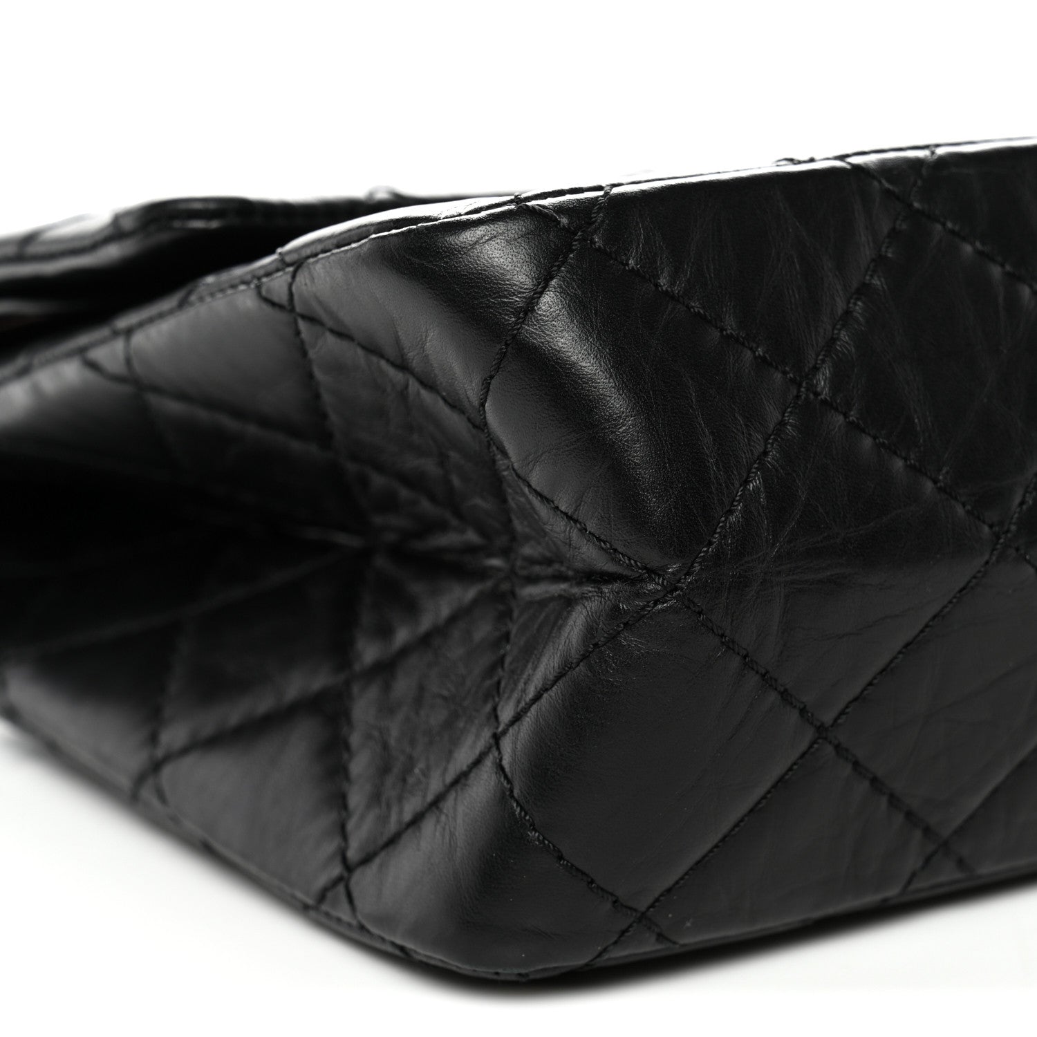 Chanel Aged Calfskin Quilted 2.55 Reissue 226 Flap Black 9 of 10