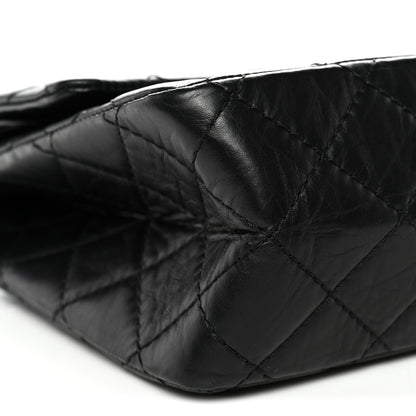 Chanel Aged Calfskin Quilted 2.55 Reissue 226 Flap Black 9 of 10