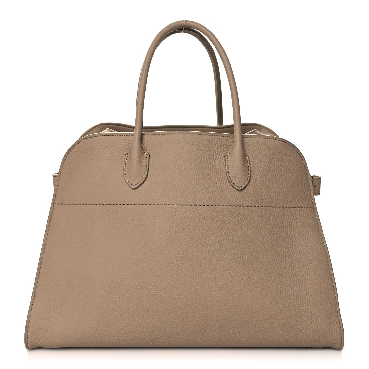 The Row Matte Grained Calfskin Soft Margaux 15 Dark Taupe 1 of 11