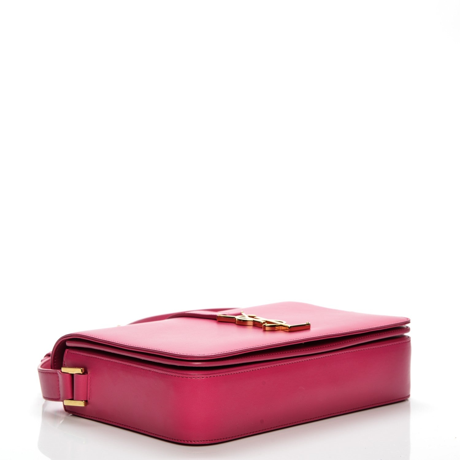 Saint Laurent Calfskin Medium Classic Monogram Universite Bag Fuchsia 4 of 9