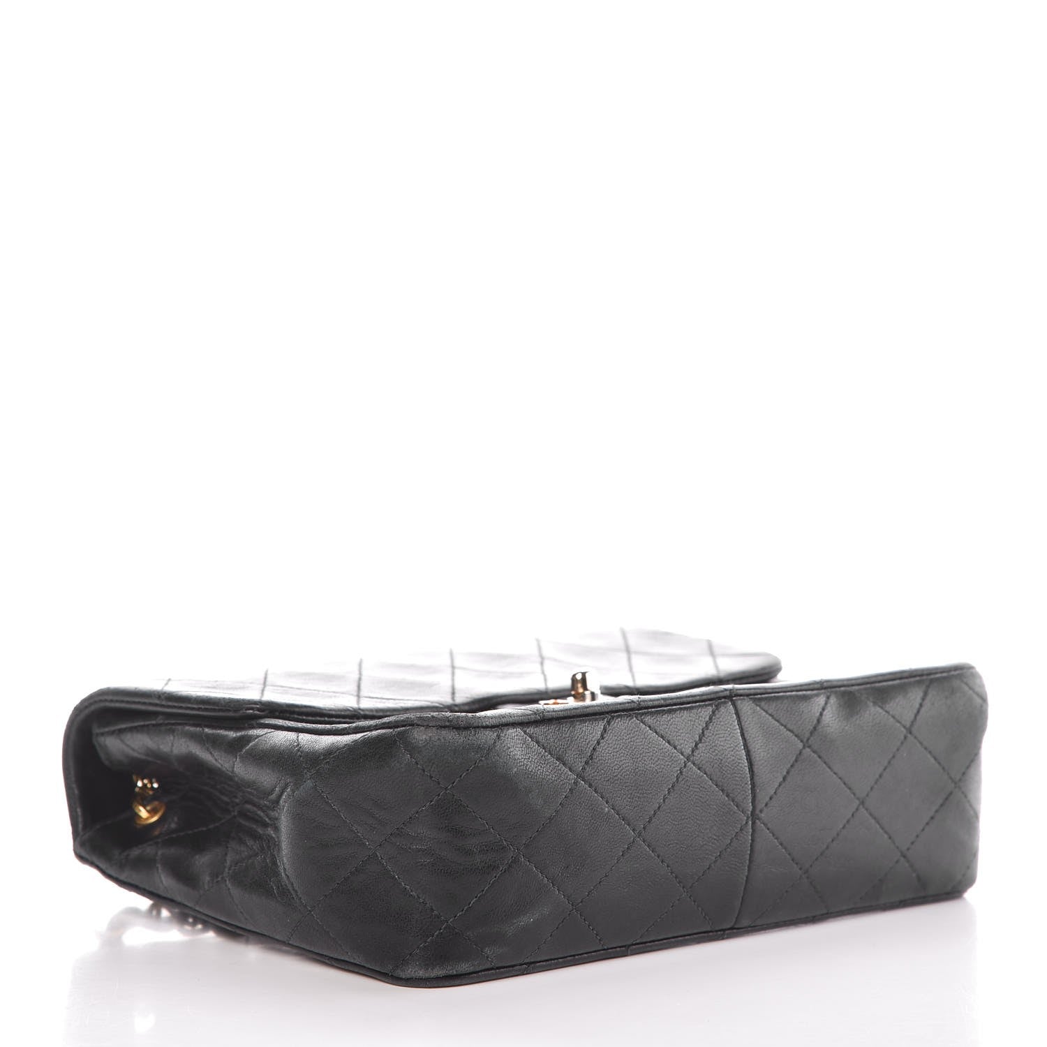 Chanel Lambskin Quilted Mini Square Flap Bag Navy 4 of 16