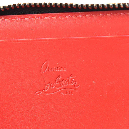 Christian Louboutin Calfskin Studded Panettone Coin Purse Black 6 of 9