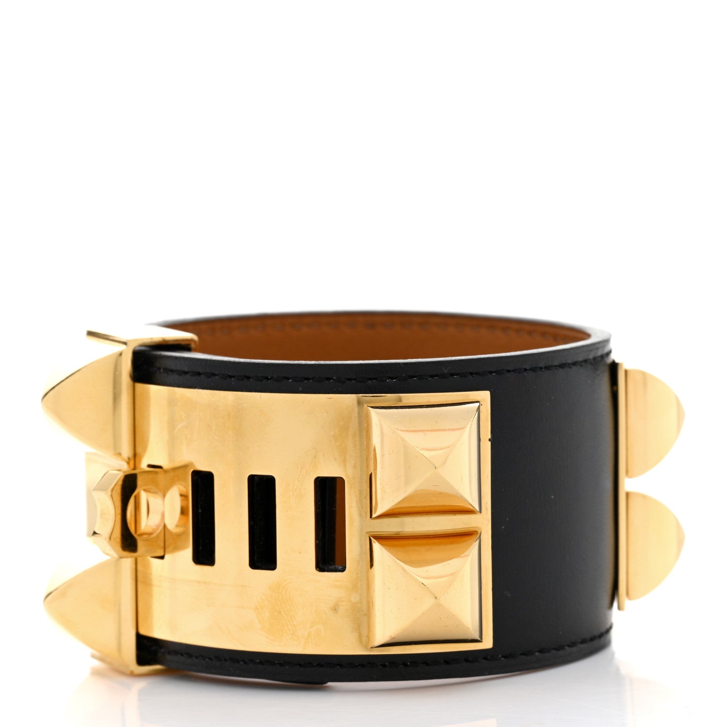 Hermes Box Collier de Chien CDC Bracelet S Black 3 of 9