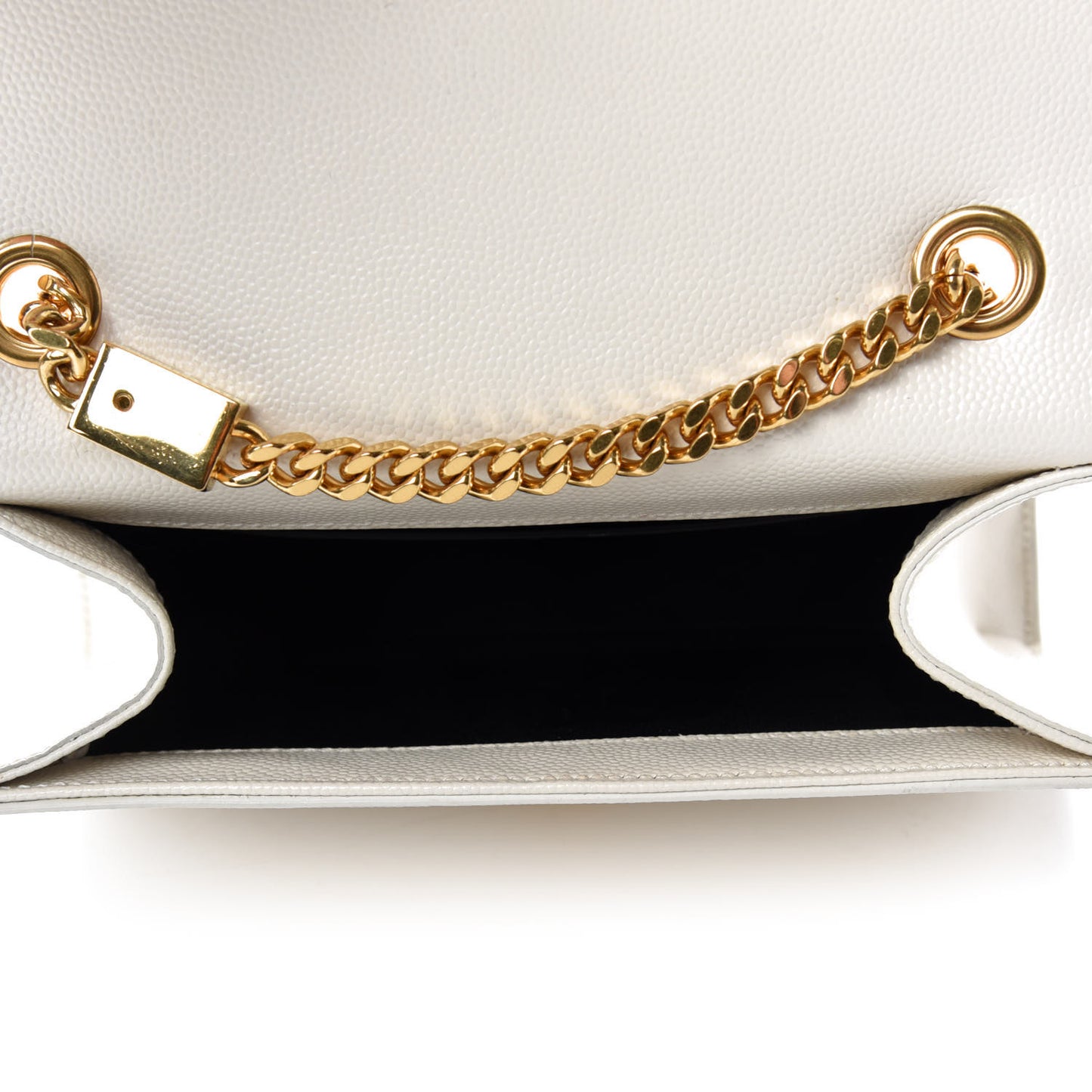 Grain De Poudre Small Monogram Kate Satchel Optical White
