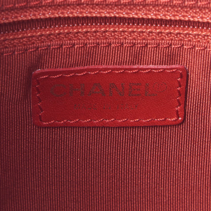 Chanel Caviar Quilted Petit Timeless Shopping Tote PTT Red 8 of 9