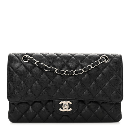 Chanel Caviar Quilted Medium Double Flap Black 1 of 10