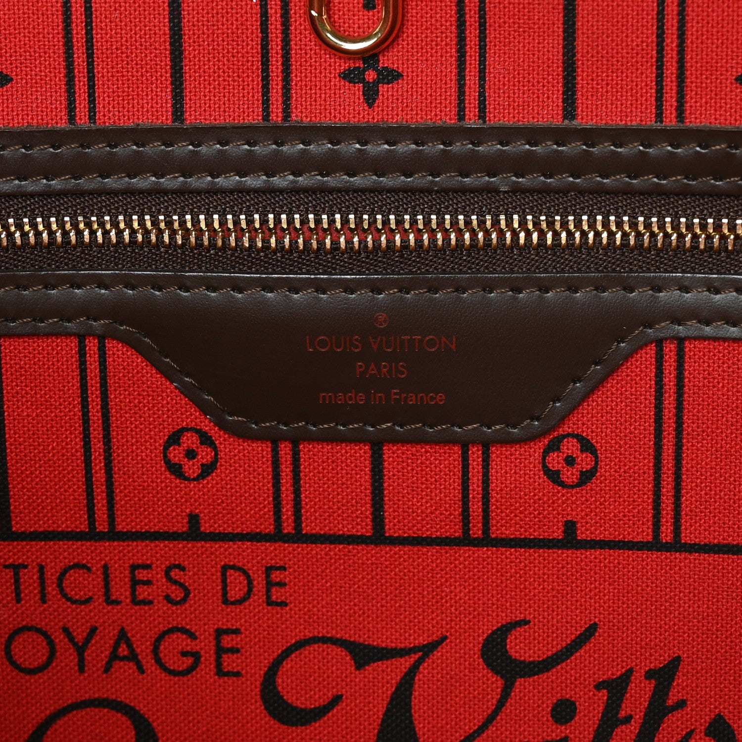 Louis Vuitton Damier Ebene Neverfull GM 6 of 10