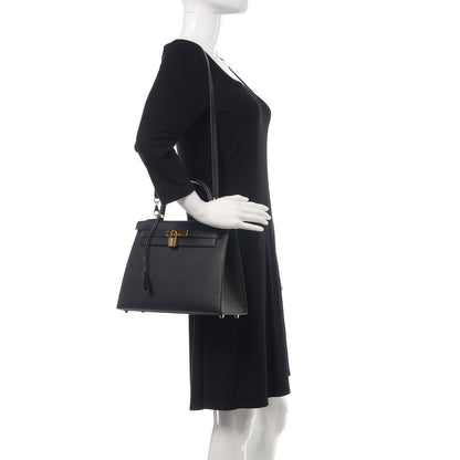 Hermes Epsom Kelly Sellier 28 Black 2 of 38