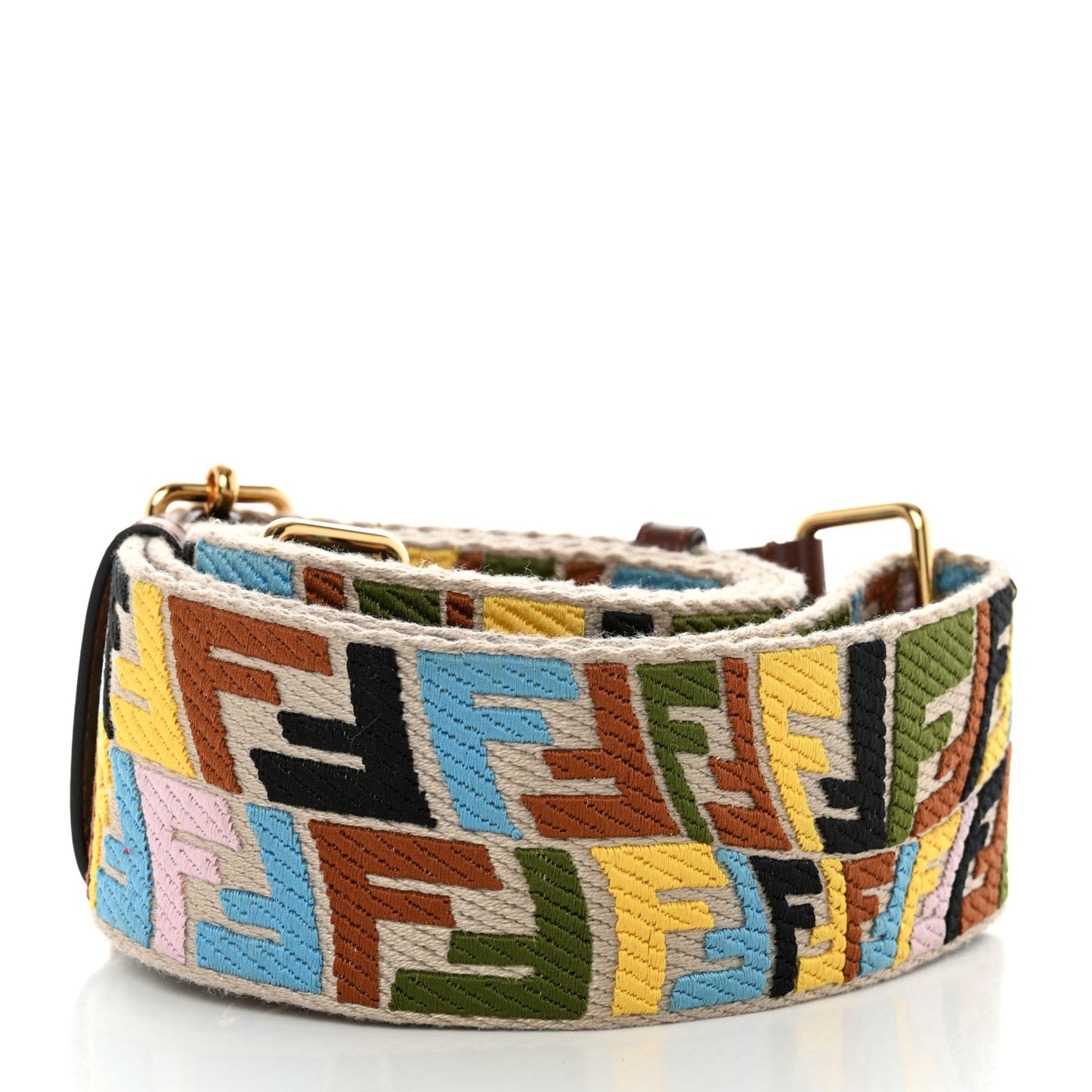 X SARA COLEMAN Canvas Vitello King FF Fish Eye Strap You Multicolor