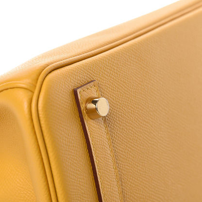 Hermes Epsom Birkin 30 Jaune Ambre 36 of 41