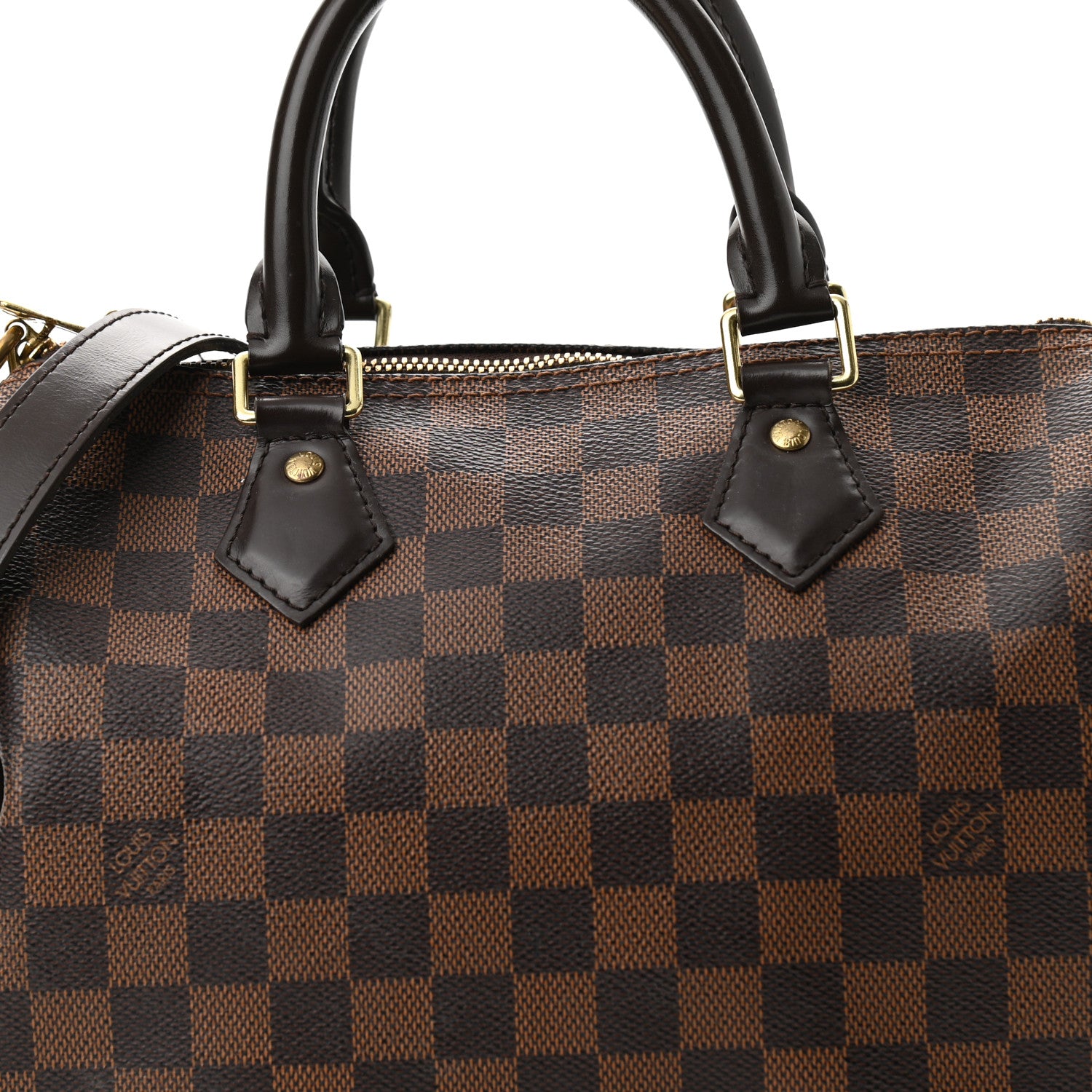 Louis Vuitton Damier Ebene Speedy Bandouliere 25 7 of 10