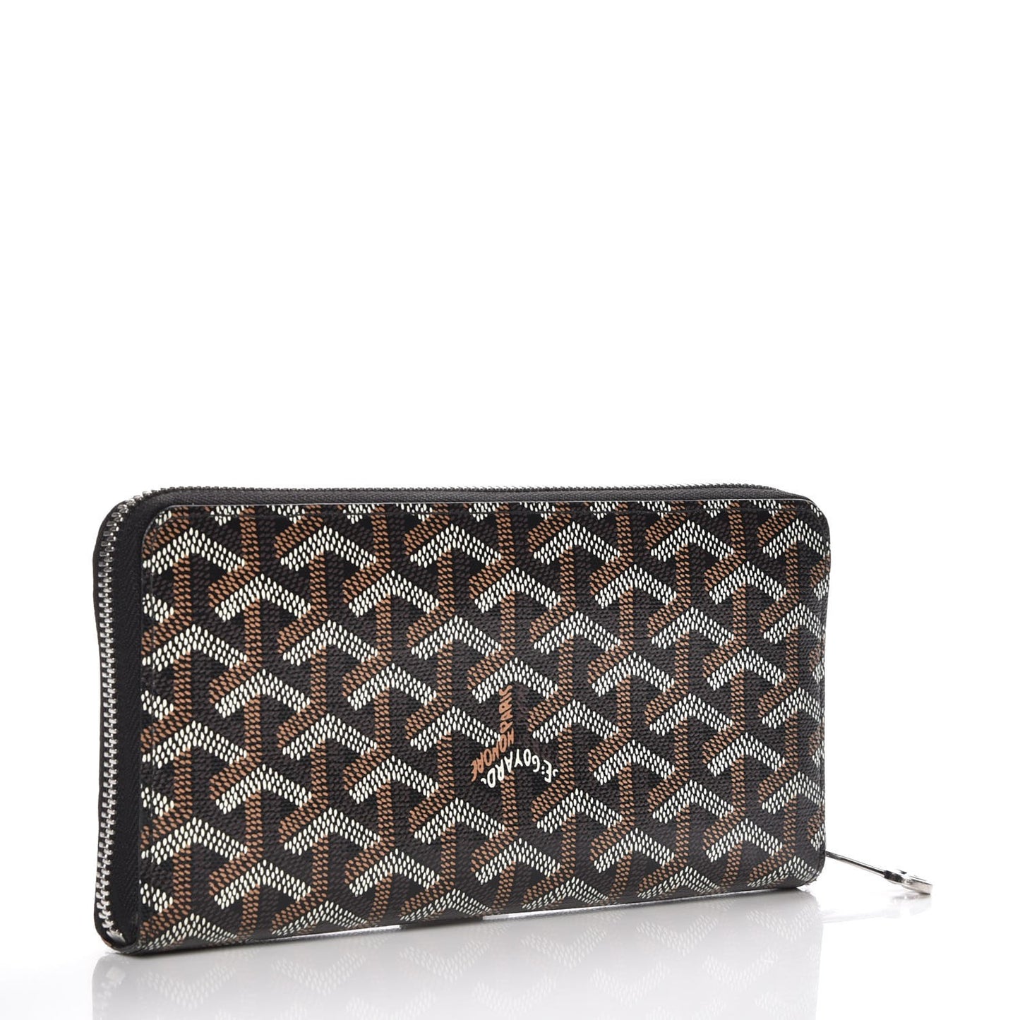 Goyardine Matignon Zip Around GM Wallet Black