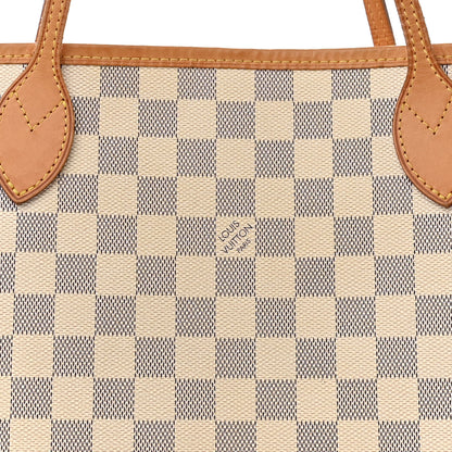 Louis Vuitton Damier Azur Neverfull MM 7 of 9