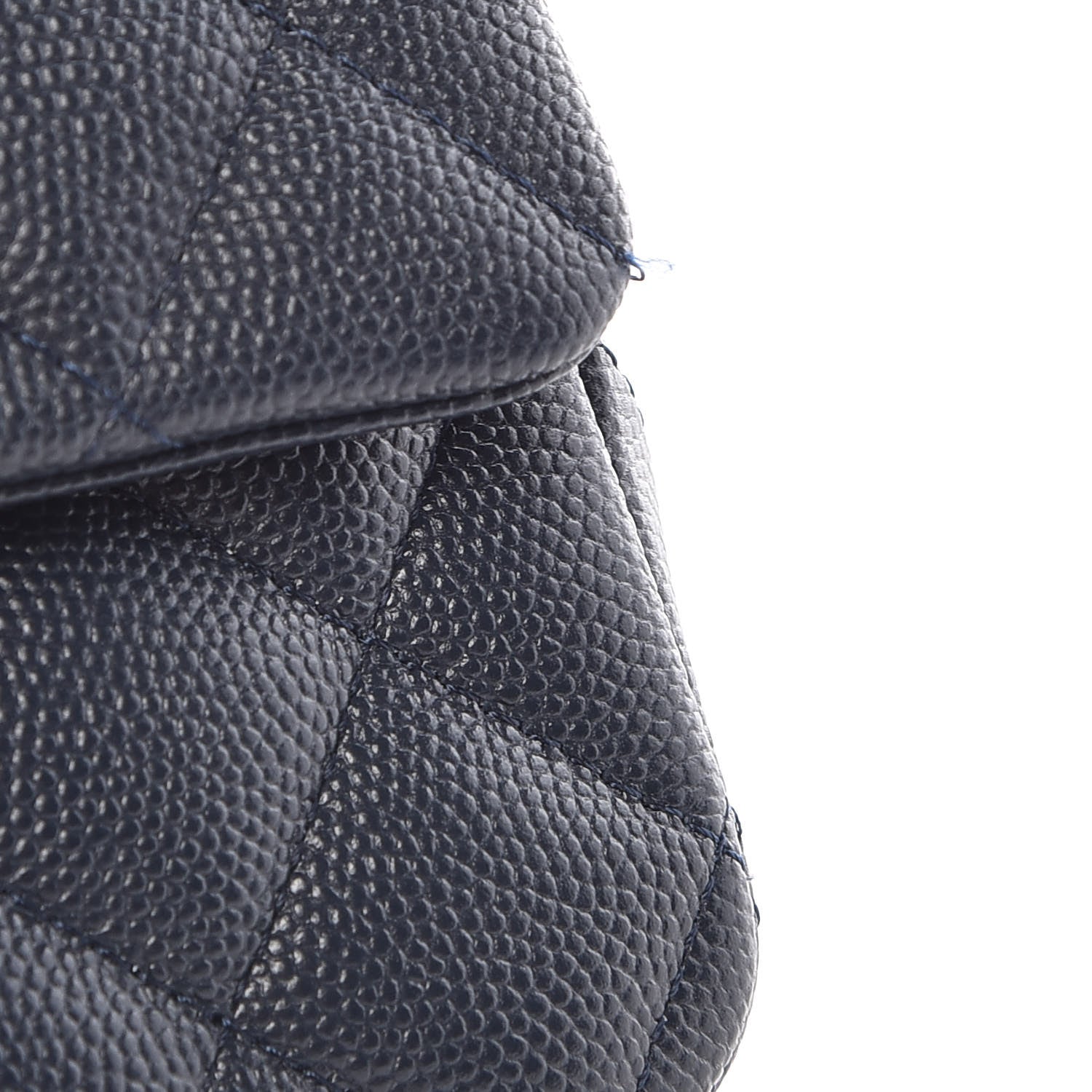 Chanel Caviar Quilted Mini Rectangular Flap Navy 9 of 11