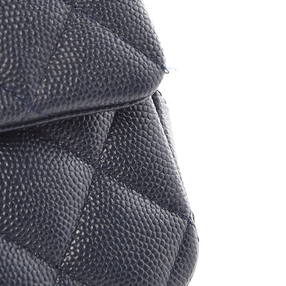Chanel Caviar Quilted Mini Rectangular Flap Navy 9 of 11