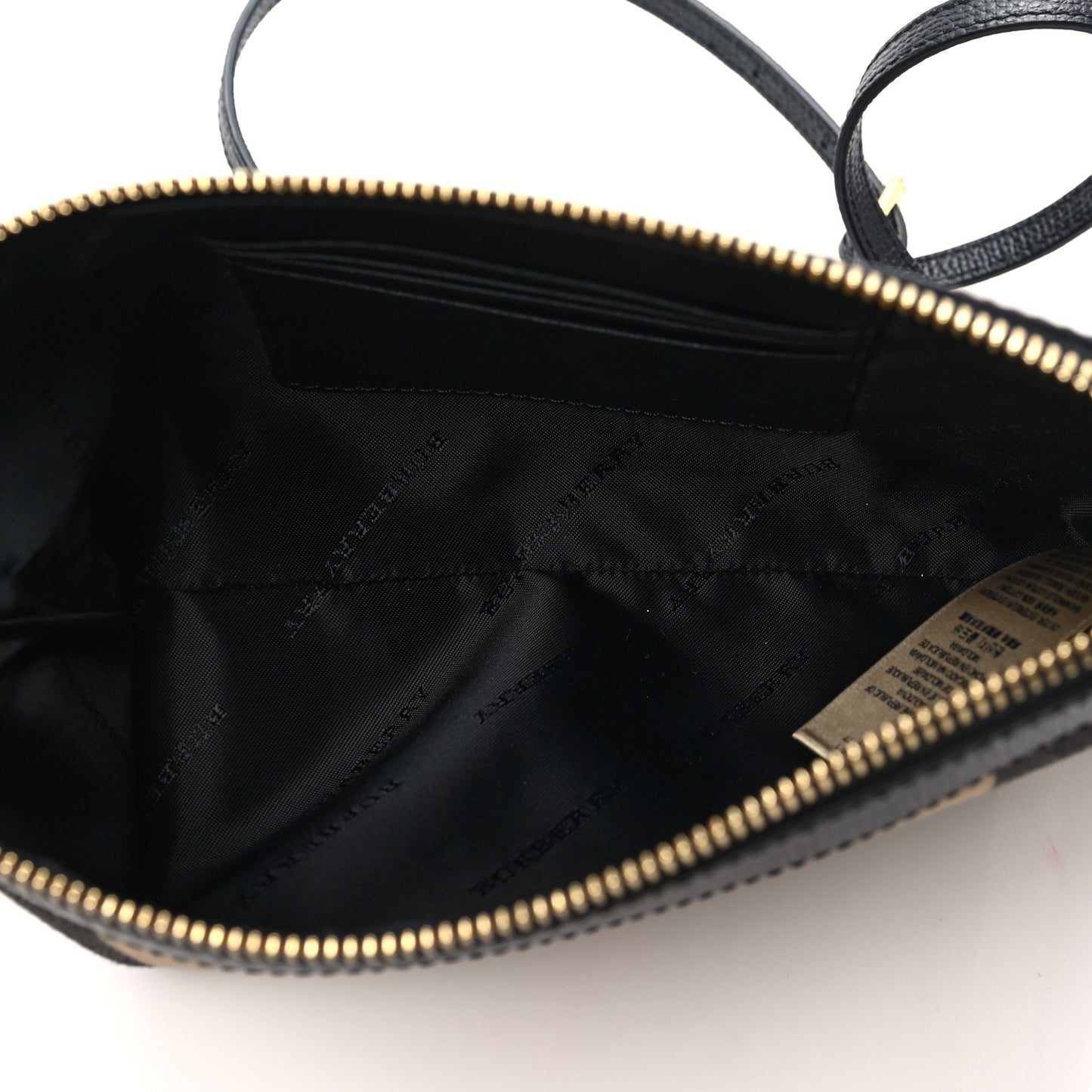 House Check Derby Peyton Crossbody Clutch Bag Black
