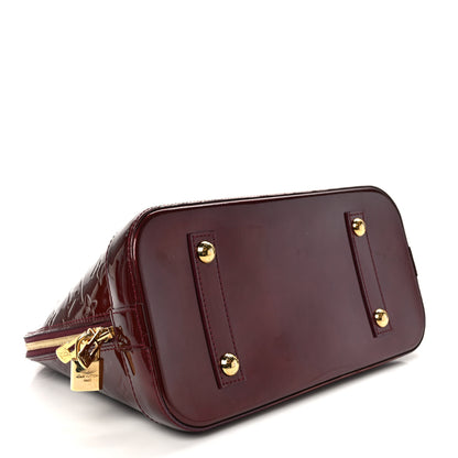 Louis Vuitton Vernis Alma PM Rouge Fauviste 4 of 8