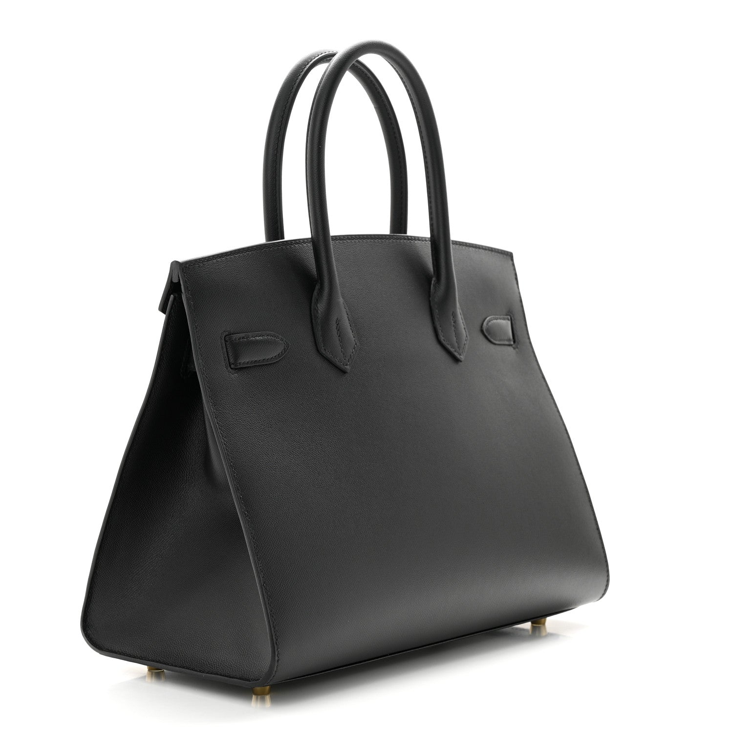 Hermes Madame Calfskin Birkin Sellier 30 Black 3 of 11