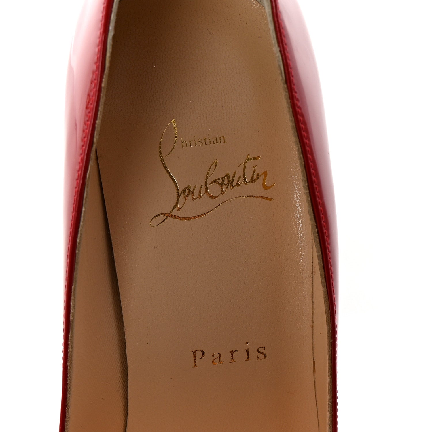Christian Louboutin Patent Pigalle Follies 100 Pumps 36.5 Rouge De Mars 8 of 9