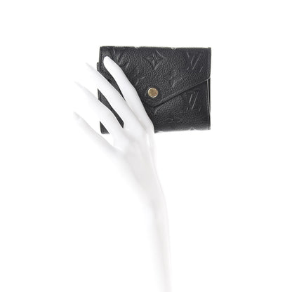 Louis Vuitton Empreinte Victorine Wallet Black 2 of 7