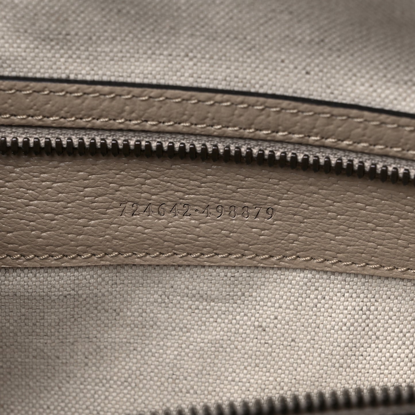 GG Supreme Monogram Textured Dollar Calfskin Web Medium Savoy Duffle Bag Beige Mystic White Oatmeal
