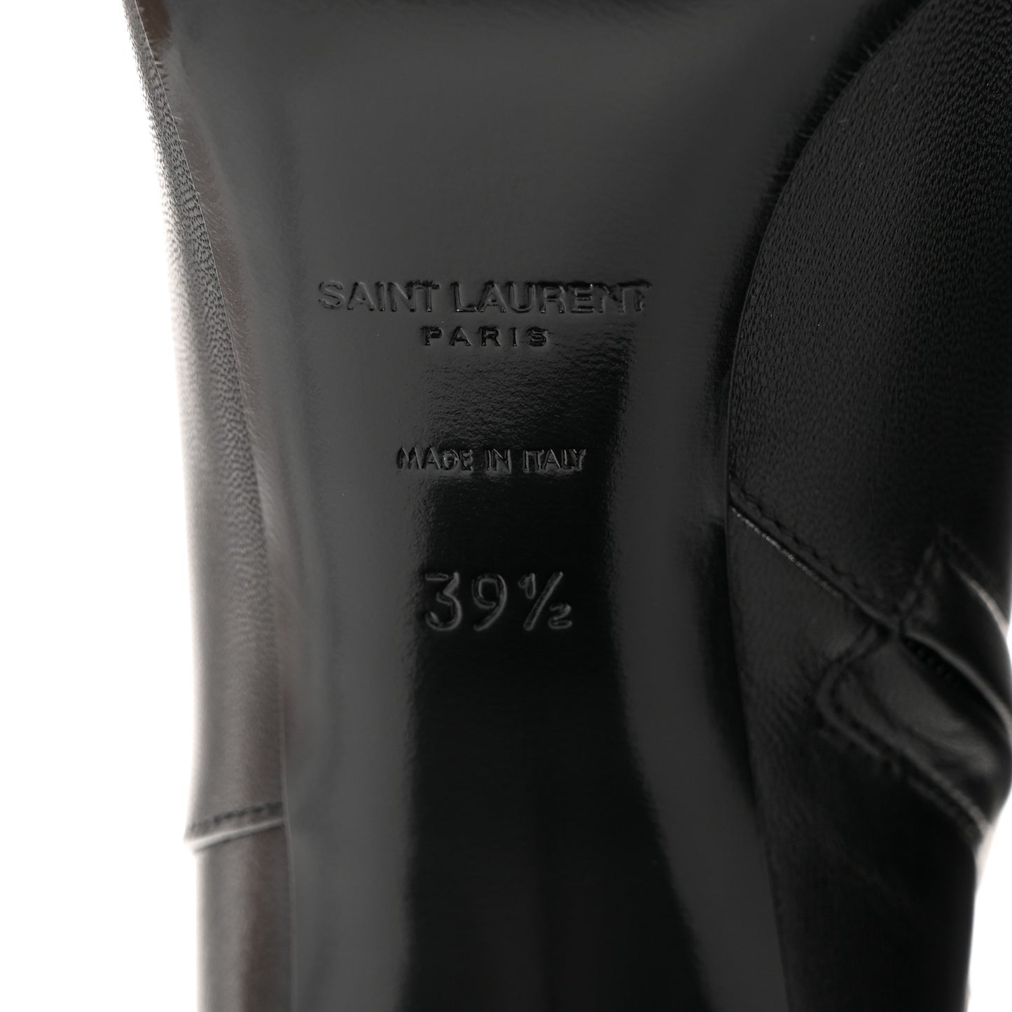 Nappa Vendome Loulou Ankle Zip Boots 39.5 Black