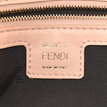 Fendi Nappa FF 1974 Embossed Baguette Rosa Quarzo 6 of 12