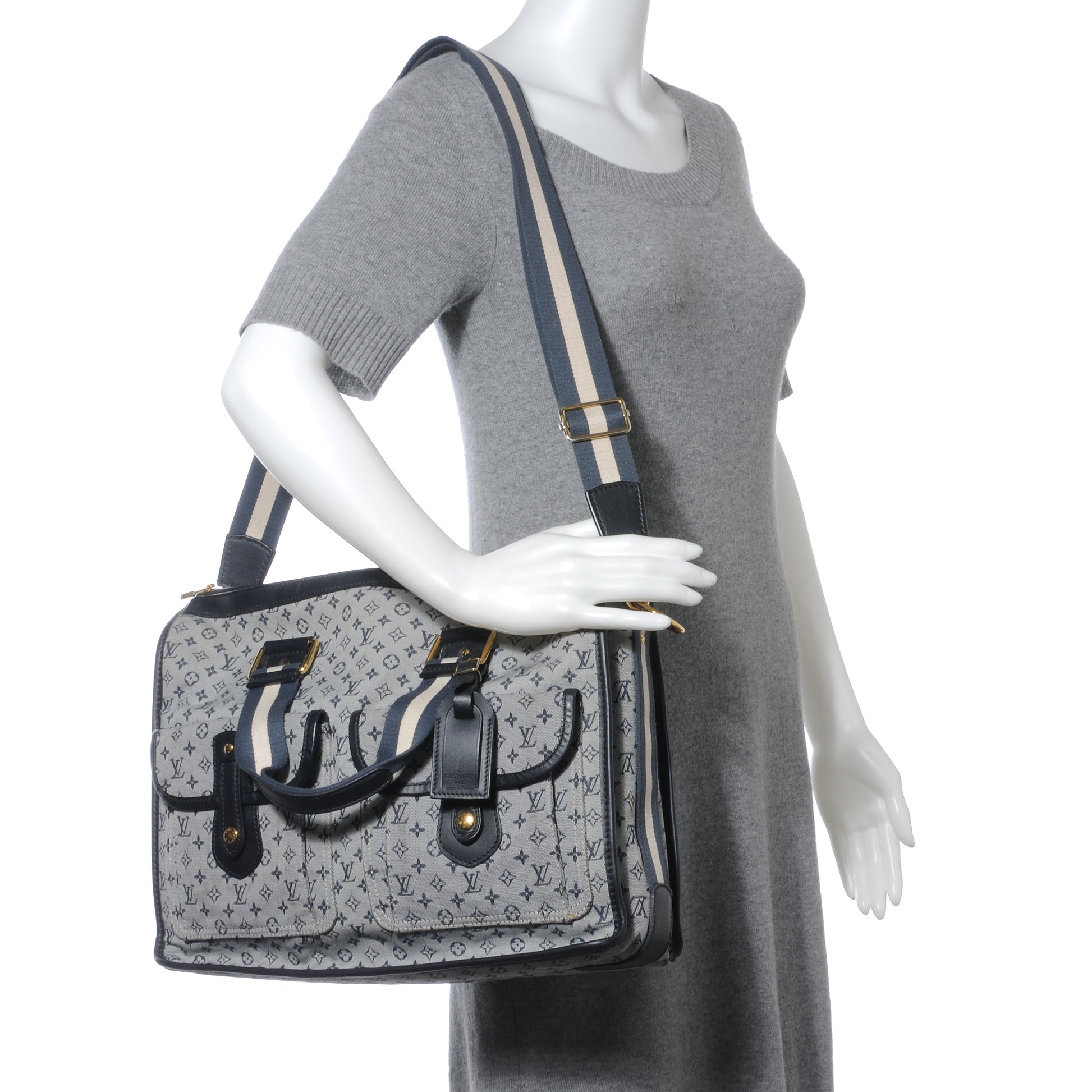 Louis Vuitton Mini Monogram Mary Kate 48H Blue 2 of 8