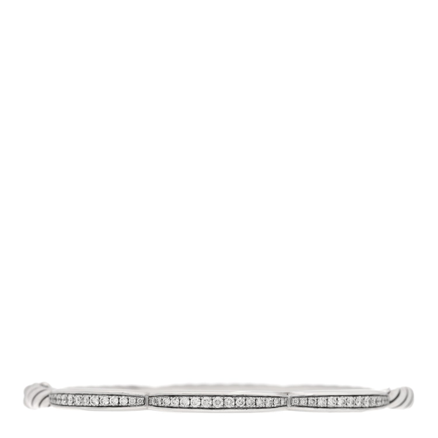 David Yurman Sterling Silver Diamond Tides Bracelet 1 of 4