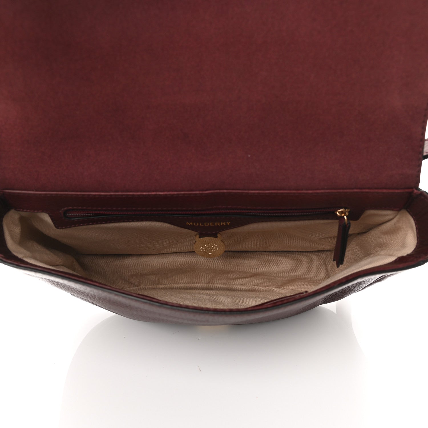 Mulberry Soft Small Grain Tessie Satchel Oxblood 4 of 9