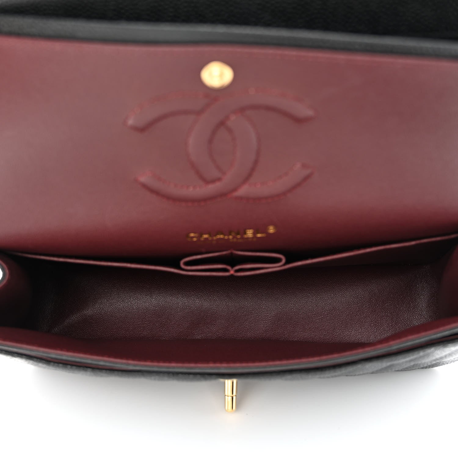 Chanel Caviar Quilted Medium Double Flap Black 5 of 11