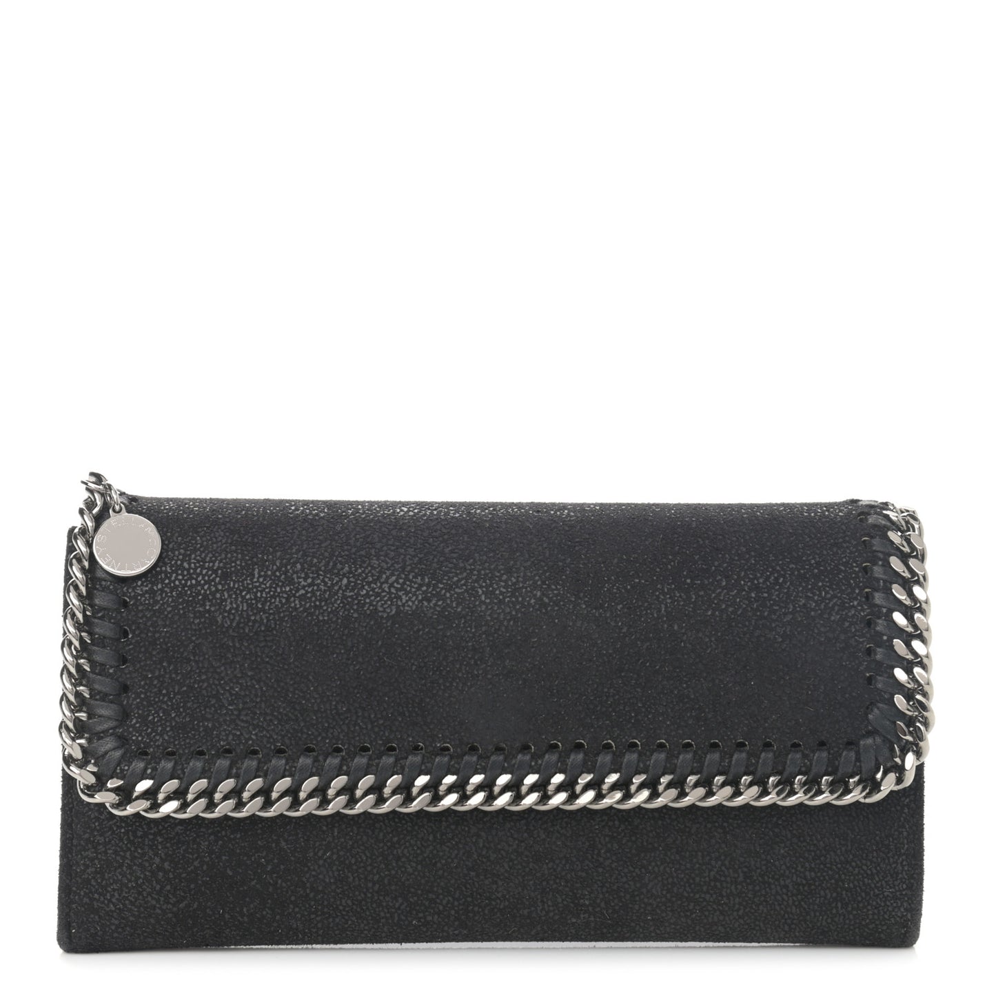 Shaggy Deer Falabella Flap Wallet Black