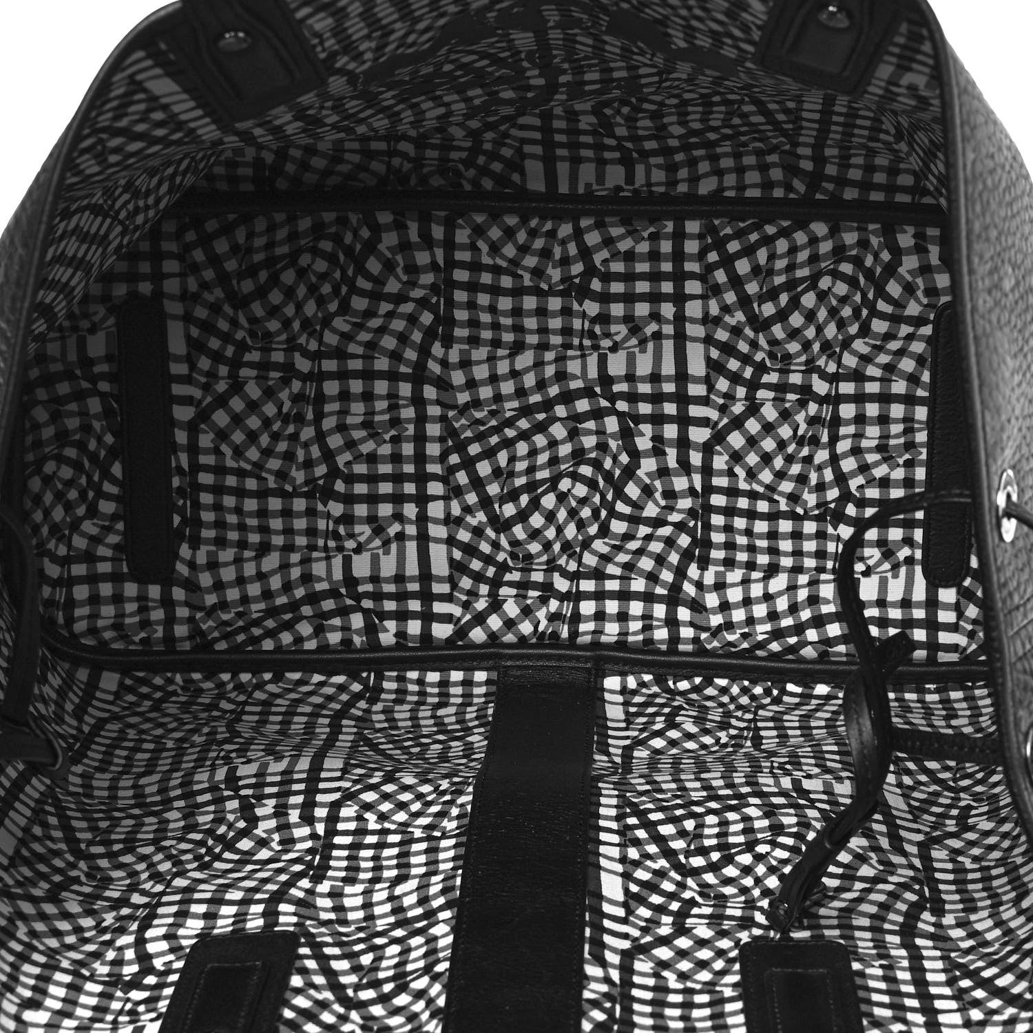 MCM Visetos Large Liz Reversible Shopper Tote Black 11 of 19