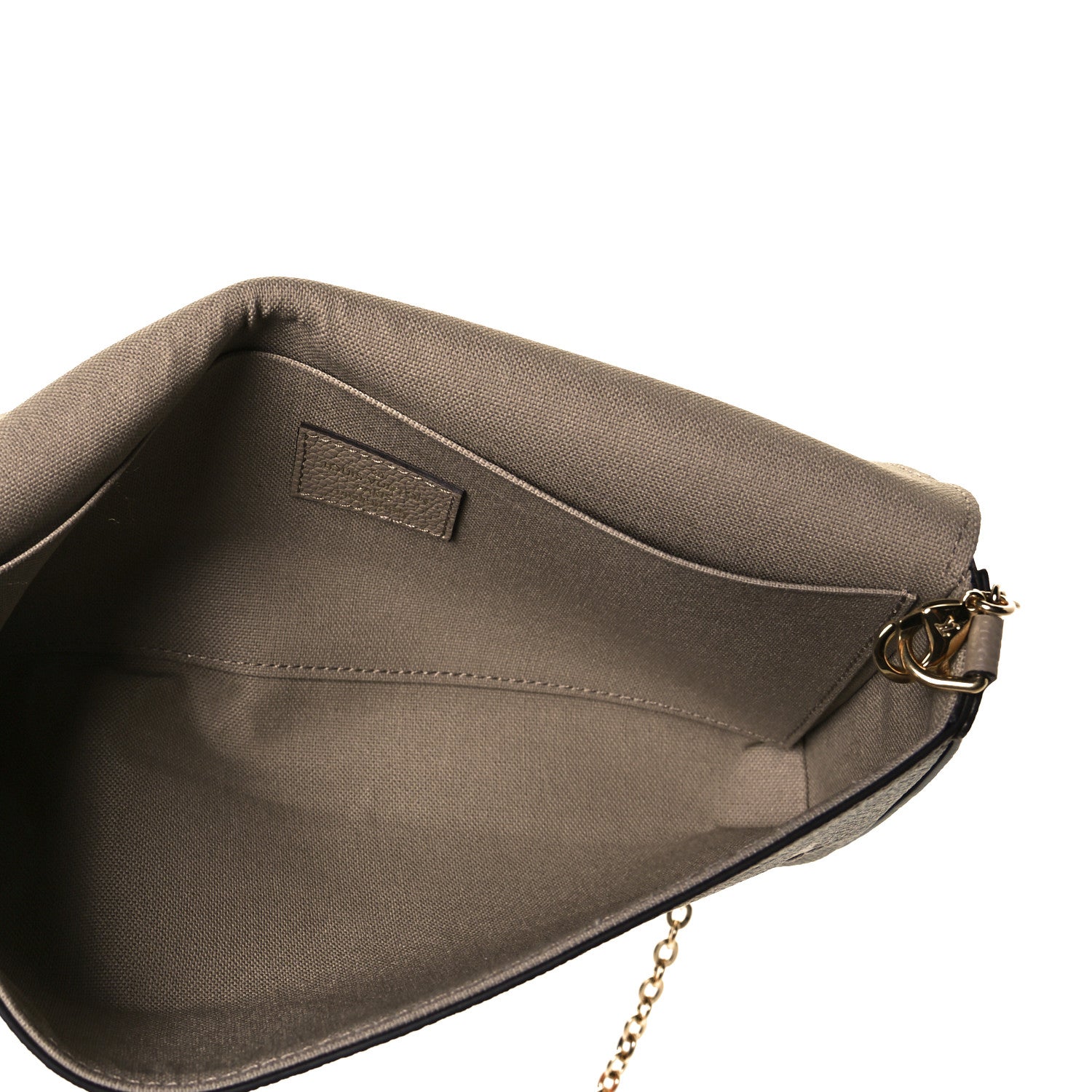 Louis Vuitton Empreinte Monogram Giant Felicie Pochette Tourterelle Creme 7 of 8