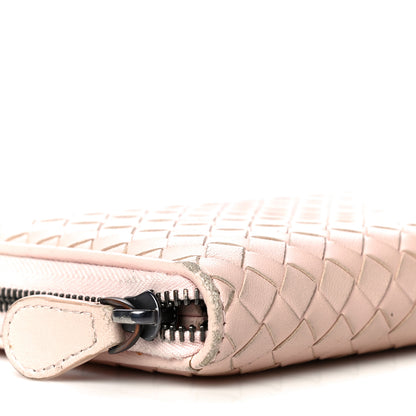 Bottega Veneta Nappa Intrecciato Zip Around Wallet Petale 10 of 23
