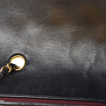 Chanel Lambskin Quilted Medium Single Flap Black 13 of 16
