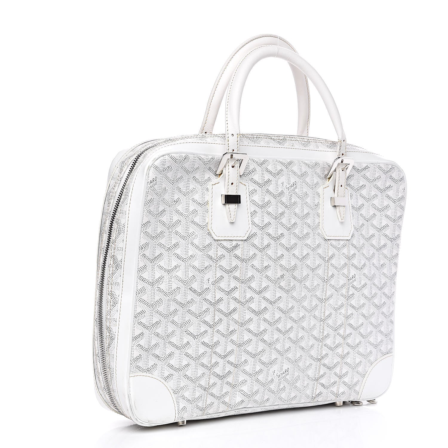 Goyard Goyardine Ambassade PM Briefcase White 3 of 15