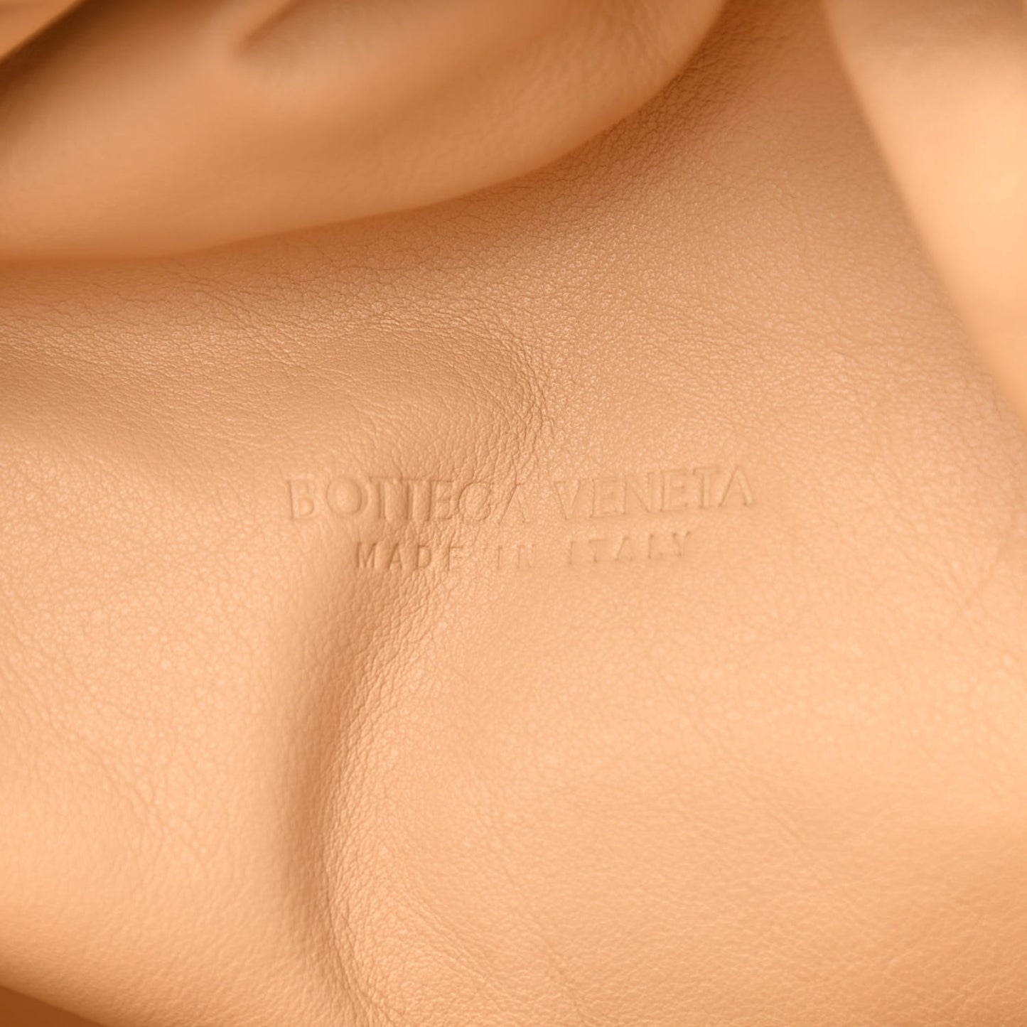 Smooth Butter Calf The Pouch Oversized Clutch Nude