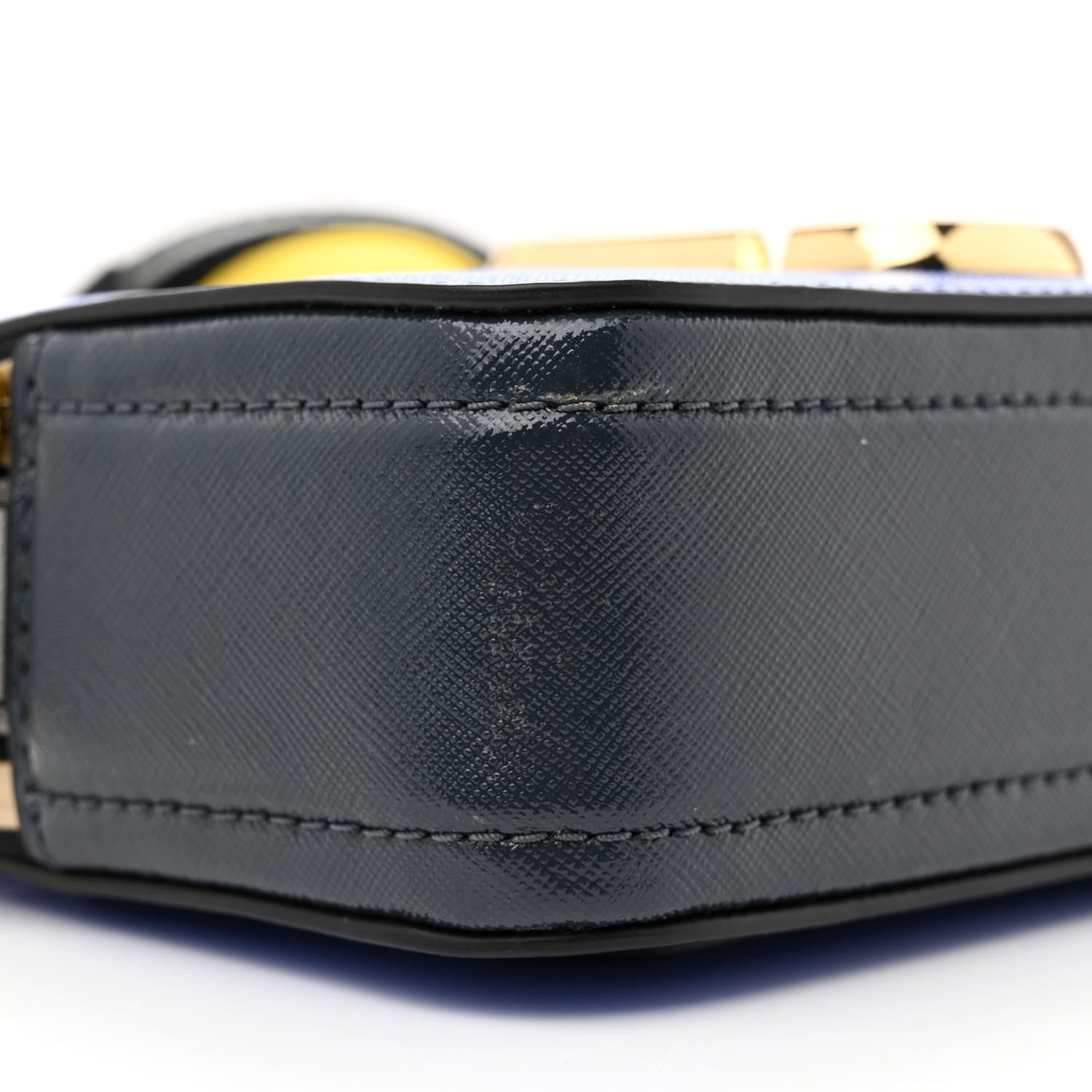 Marc Jacobs Saffiano Small Snapshot Camera Bag Blue Multi 9 of 10