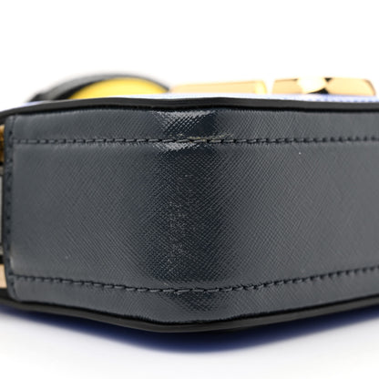 Marc Jacobs Saffiano Small Snapshot Camera Bag Blue Multi 9 of 10