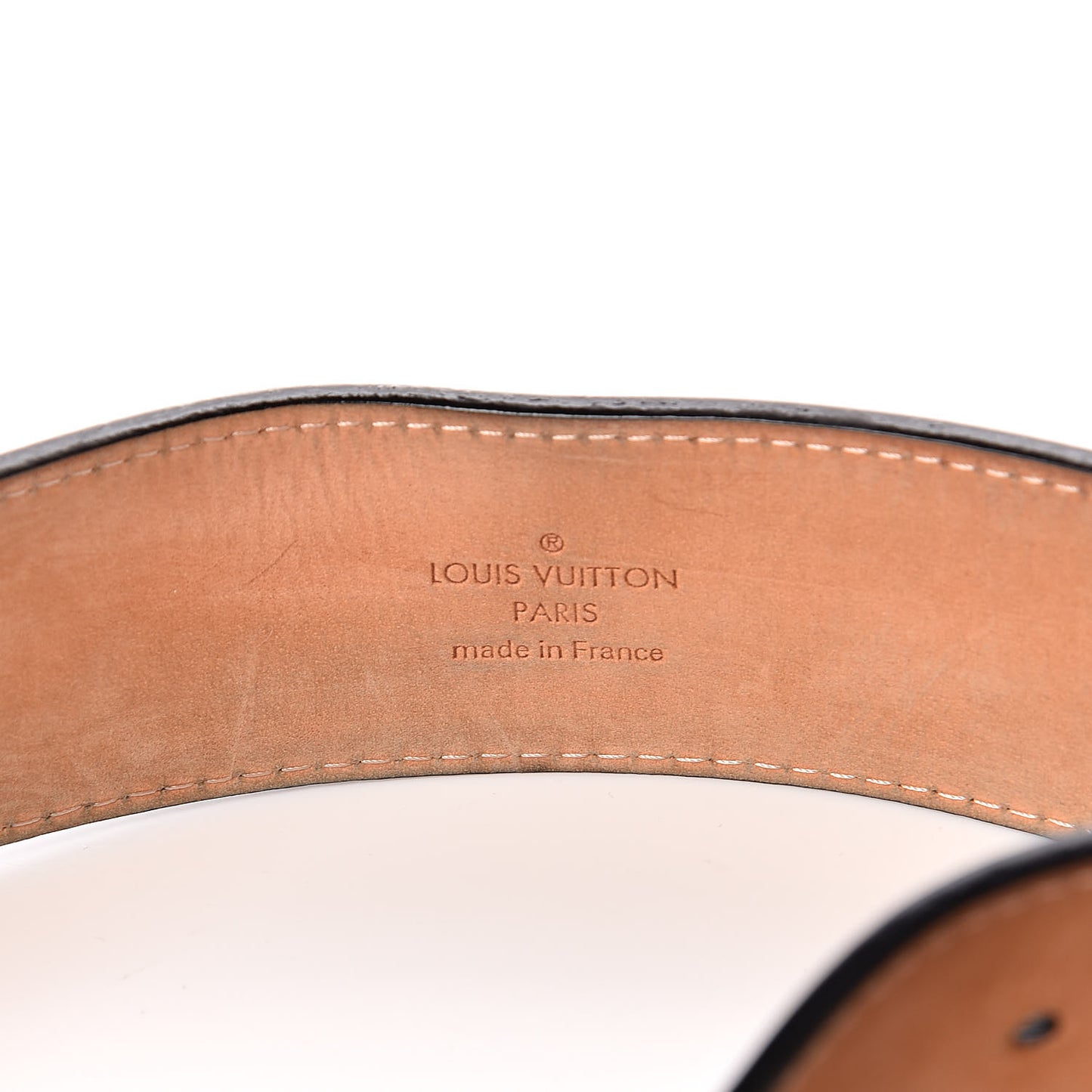 Epi Electric 40mm LV Initiales Belt 80 32 Black