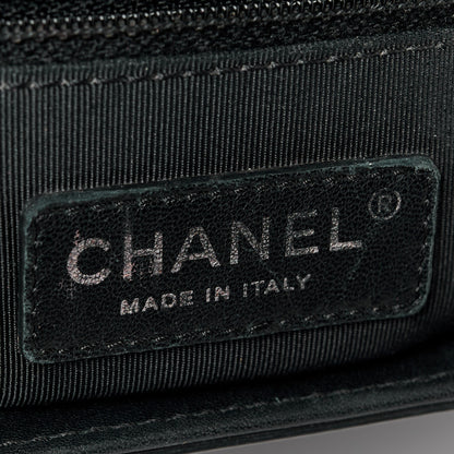Chanel Patent Calfskin Quilted New Medium Plexiglass Boy Flap Black 6 of 12