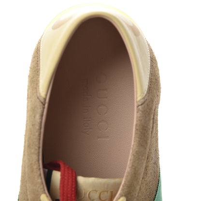 Gucci Suede Web Mens Rocket Sneakers 7 Nocciola Burro 7 of 9