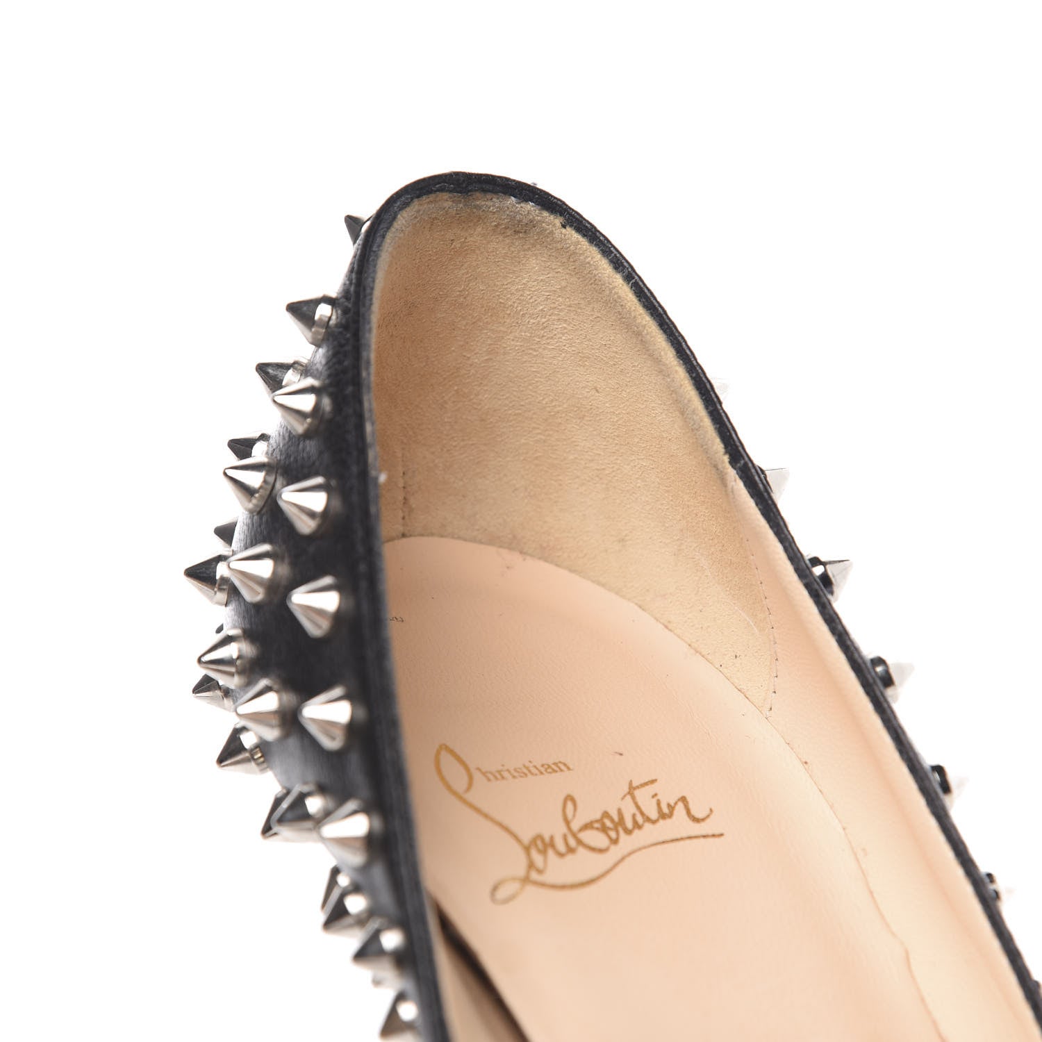Christian Louboutin Nappa Very Prive Spikes 120 Pumps 36.5 Black 11 of 11