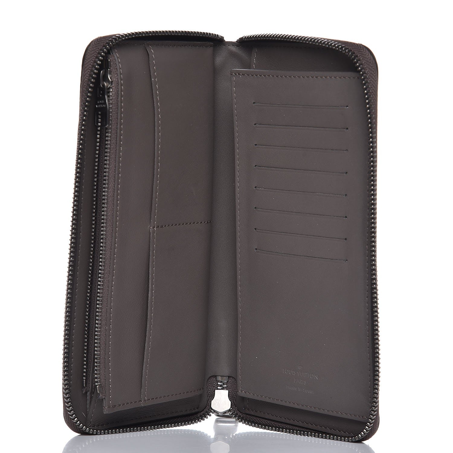 Louis Vuitton Damier Infini Zippy Vertical Wallet Granit 5 of 7