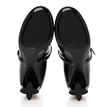 Louis Vuitton Patent Uniformes Silhouette 40mm Pumps 37 Black 6 of 9