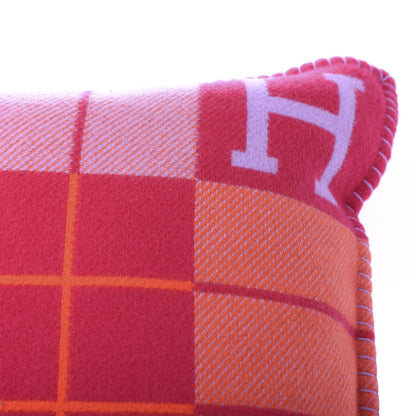 Hermes Wool Cashmere Avalon III Pillow PM Fuchsia Geranium 5 of 5