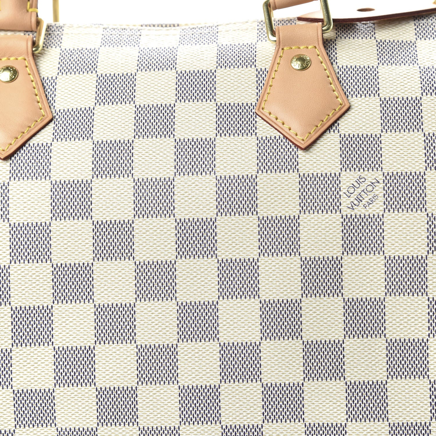 Louis Vuitton Damier Azur Speedy 30 10 of 10